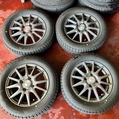 155/65r13 VRX2 22年製　イボ付　ホイールセット