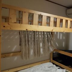 木製ロフトベッド NITORI ニトリ 二段ベッド