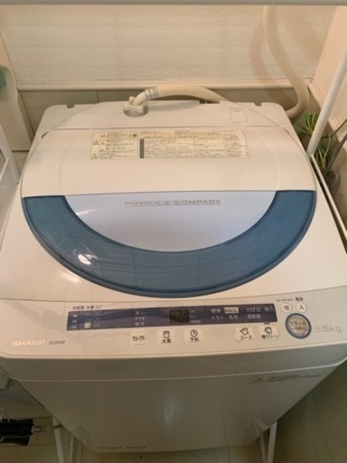 【SHARP】洗濯機　5.5kg