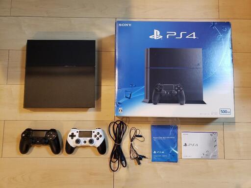 PS4 500GB(箱有り)+コントローラー2個