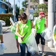 ボランティア活動で街の清掃をします！