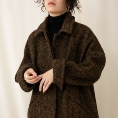 元値￥68,000  アルパカ混　ウールコート（sophila） 元値￥68,000 アルパカ混 ウールコート（sophila）