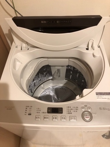 2017年製　シャープ洗濯機