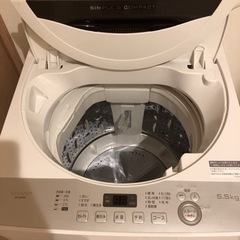 2017年製　シャープ洗濯機