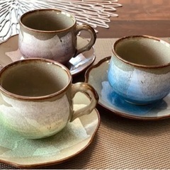 九谷焼　コーヒーカップ&ソーサー