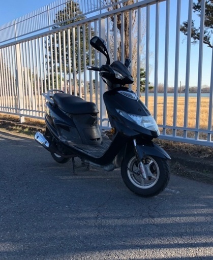 125cc！通勤快速！ ピンクナンバー 通学にも♪ SUZUKI・AN125【 黒 】