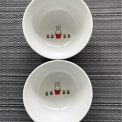 【受渡決定】ミッフィー小皿2枚