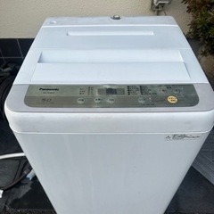 【一人暮らしにも！】Panasonic 5kg 洗濯機（19年製）