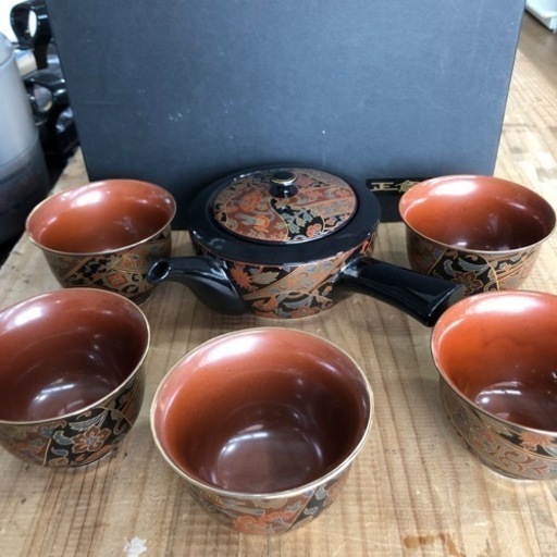 未使用品　箱入り　茶器　急須　湯呑み　正倉院　オシャレ　お茶会　贈り物　現品限り‼︎