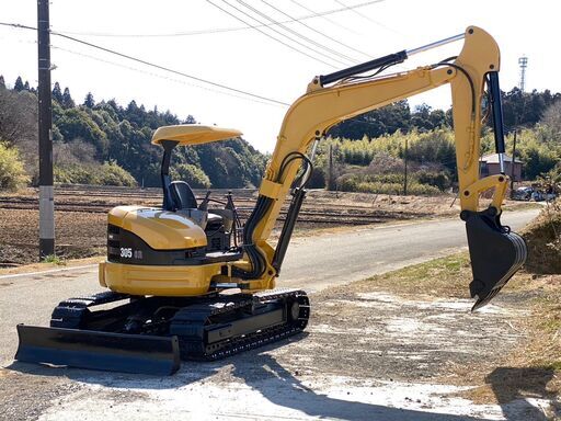 U-0012】CAT 305CR ユンボ バックホー ミニ油圧ショベル 5tクラス 倍速