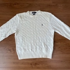 【これからの春の時期に】POLO　白セーター