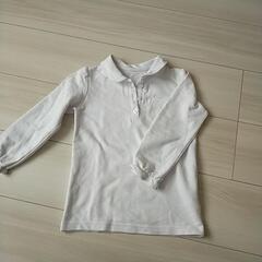 110センチ ポロシャツ（白）女の子用