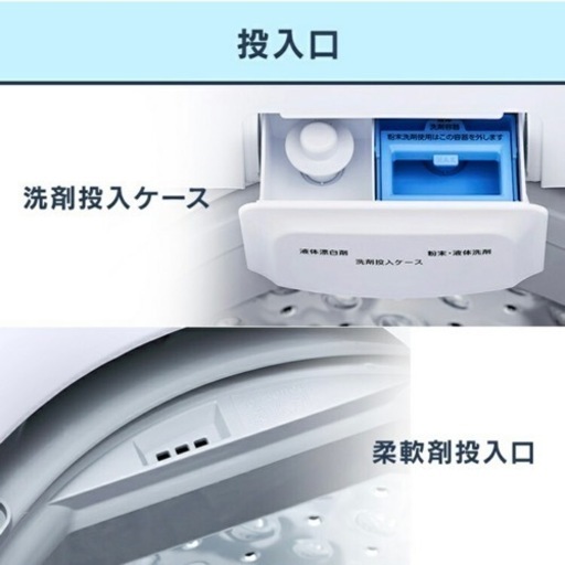 2021年式 洗濯機 6kg 一人暮らし IAW-T604E アイリスオーヤマ