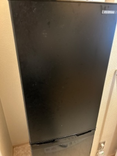 アイリスオーヤマ 冷蔵庫 162L ブラック