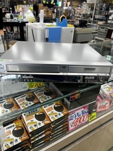 【期間限定お試し価格】 [現状販売] Panasonic VHS/DVDレコーダー DMR-E150V ビデオデッキ