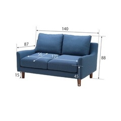 noce ソファ ブルー