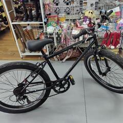 J265★使用感有り★ファットバイク★Bambart★6段変速★26インチ