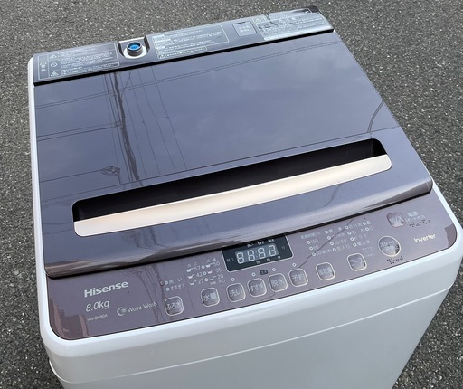 RKGSE-938】特価!ハイセンス/Hisense/8kg洗濯機/HW-DG80A//2021年製