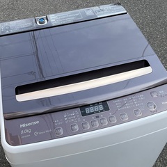 RKGSE-938】特価！ハイセンス/Hisense/8kg洗濯機/HW-DG80A/中古/2021年