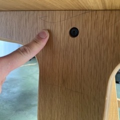 ● 無印良品、リビングでもダイニングでも使えるテーブル、幅130センチ