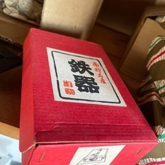 足の上には落としたくないな南部鉄器 囲炉裏 灰皿 6点セット