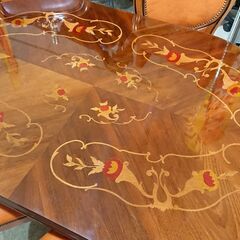 象嵌｜猫脚｜ダイニング5点セット