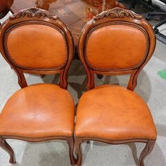 象嵌｜猫脚｜ダイニング5点セット