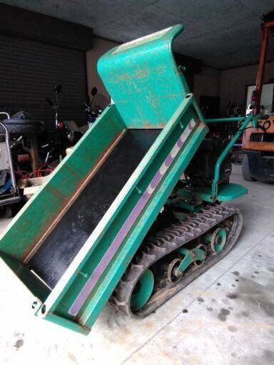 運搬車　チクスイ　手動ダンプ！　実働！！　 キャタピラも良くエンジン好調！！  オススメ品！！