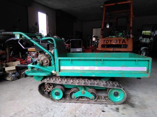 運搬車 チクスイ 手動ダンプ！ 実働！！ キャタピラも良くエンジン好調