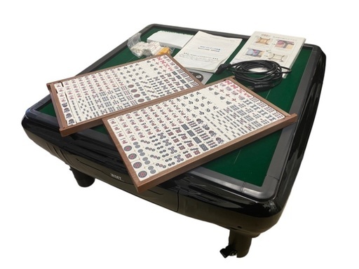 JY 美品！WMT 全自動麻雀卓 P33 静音タイプ 座卓式 33ｍｍ牌 デカ牌 付属品あり 動作確認済