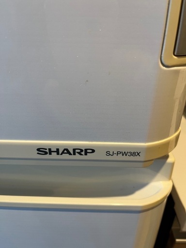 冷蔵庫　SHARP　SJ-PW38X