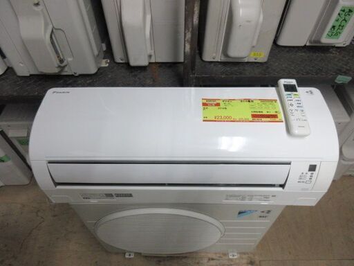 K04101　ダイキン　中古エアコン　主に6畳用　冷房能力　2.2KW ／ 暖房能力　2.2KW