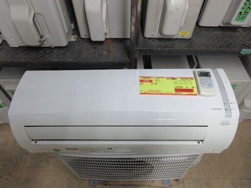 K04100　コロナ　中古エアコン　主に6畳用　冷房能力　2.2KW ／ 暖房能力　2.5KW