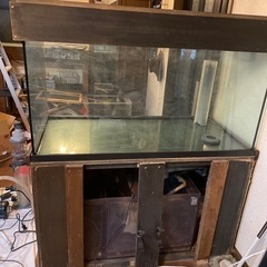 決定しました】オーバーフローガラス水槽セット 特注1200×580×530
