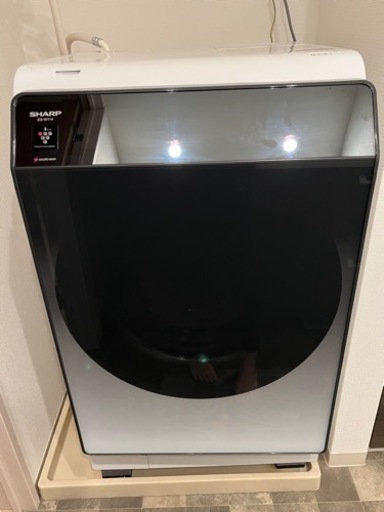 シャープ　ドラム式洗濯機ES-W114-SL 2022年製造　メーカー保証期間内