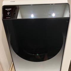 【ネット決済・配送可】シャープ　ドラム式洗濯機ES-W114-S...