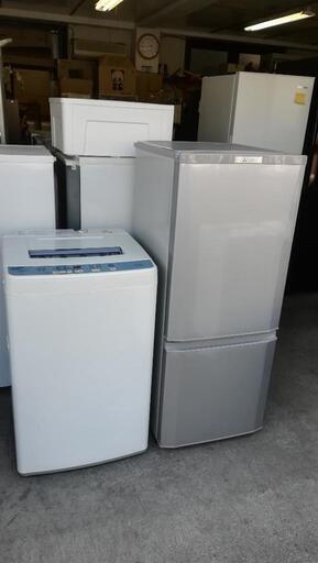 セットNO.60　配送と設置は無料です！激安セット　三菱冷蔵庫146L＋アクア洗濯機6kg