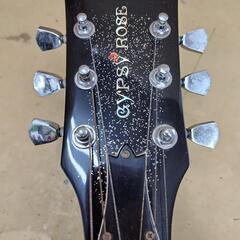 J003☆黒ラメ仕様☆GYPSY ROSE☆エレキギター☆レスポールタイプ