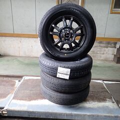 ★軽トラ／軽バン用・新品アルミホイール&BSタイヤ4本セット（車検対応！）
