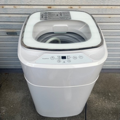 ‼️購入者決定‼️【高知県内配送無料】Grand-Line GLW-38W洗濯機 一人暮らし 小型全自動洗濯機 3.8kg GLW-38W
