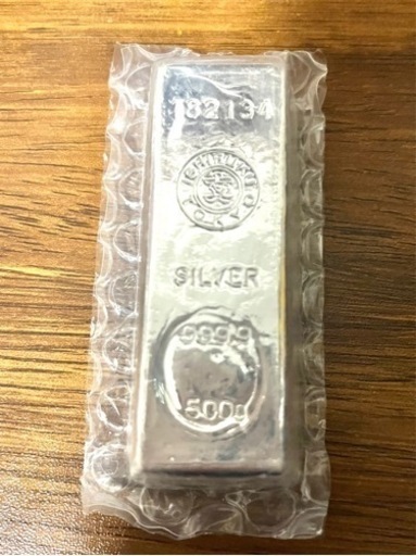 純銀インゴット500g