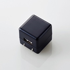 【新品】ELECOM キューブ型USB充電器 ①