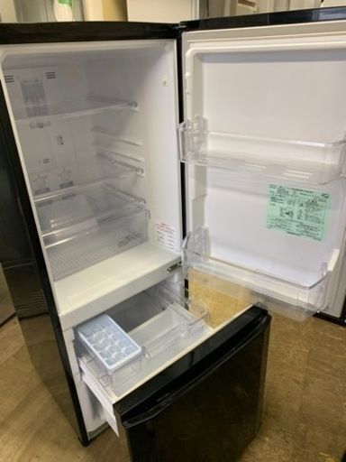 5Km以内配送無料　三菱電機 MITSUBISHI ELECTRIC MR-P15W-B [冷蔵庫 (146L・右開） 2ドア サファイアブラック]