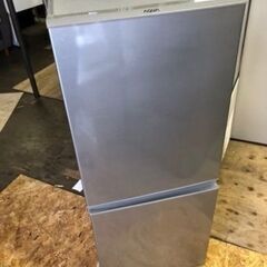 配送可能　AQUA アクア AQR-13H(S) [冷蔵庫(126L・右開き）ブラッシュシルバー]