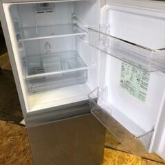 配送可能　AQUA アクア AQR-13H(S) [冷蔵庫(126L・右開き）ブラッシュシルバー]