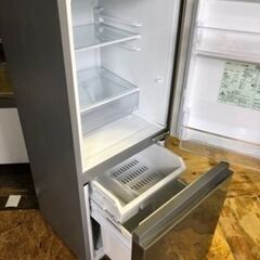 配送可能　AQUA アクア AQR-13H(S) [冷蔵庫(126L・右開き）ブラッシュシルバー]