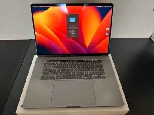 MacBook Pro 2019 ノートパソコン 16インチ タッチバー付き