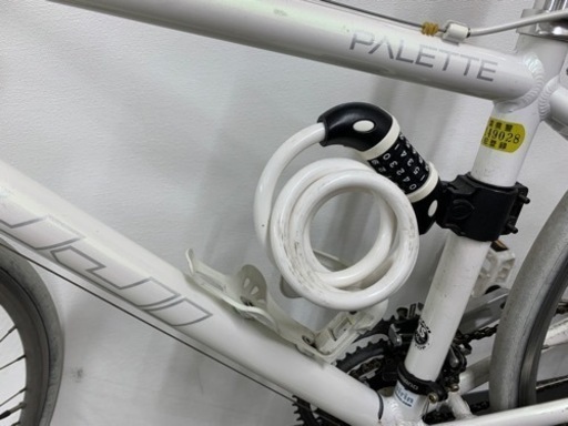 FUJI PALETTE オールホワイト　可愛い自転車