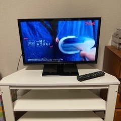 3/20締め切り　Panasonic テレビ　24インチ　リモコン付き