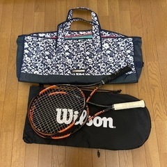 テニスラケット　Wilson BURN 100LS  2本　テニ...